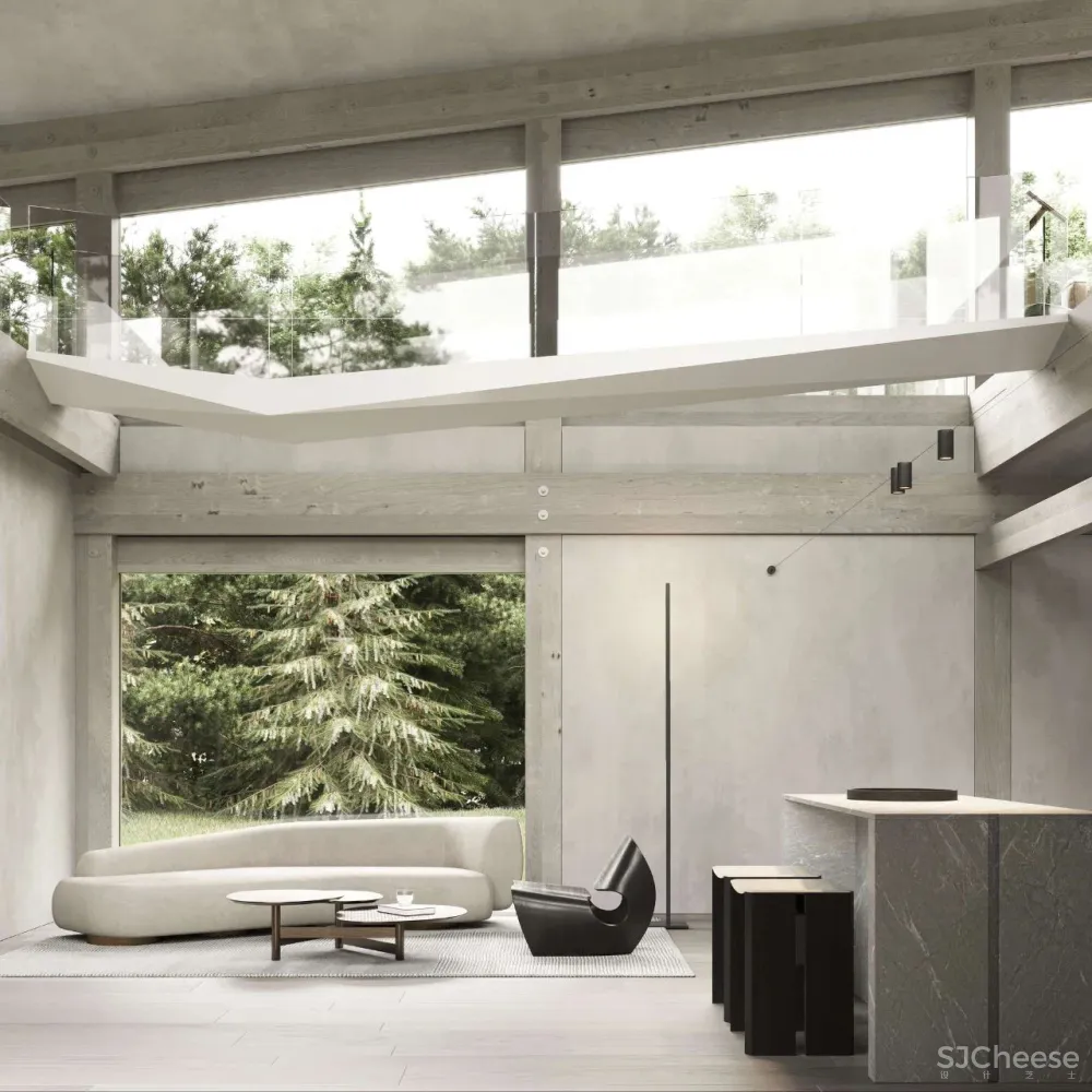 超大尺度,上演原生态极简空间