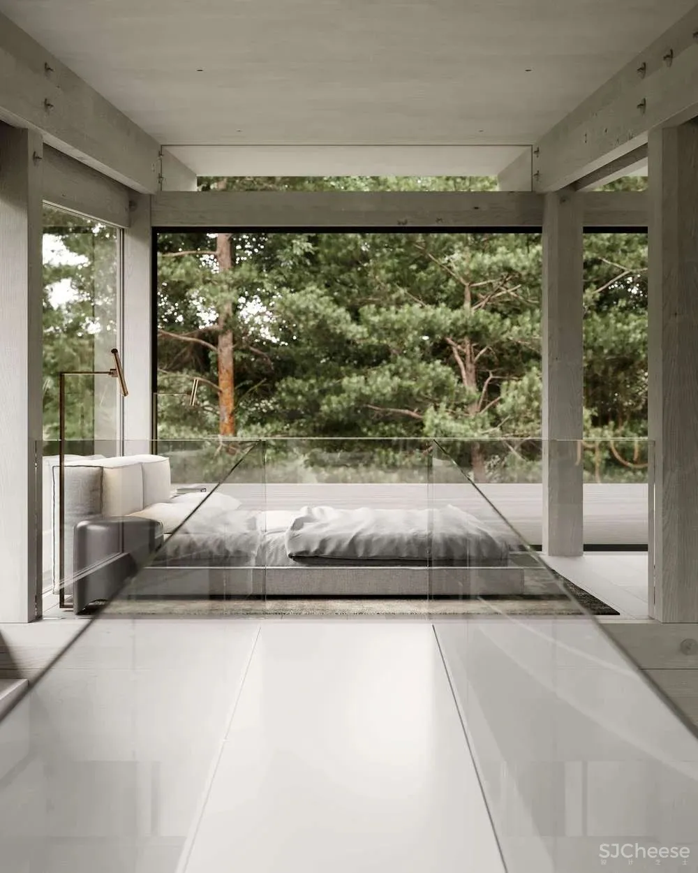 超大尺度,上演原生态极简空间