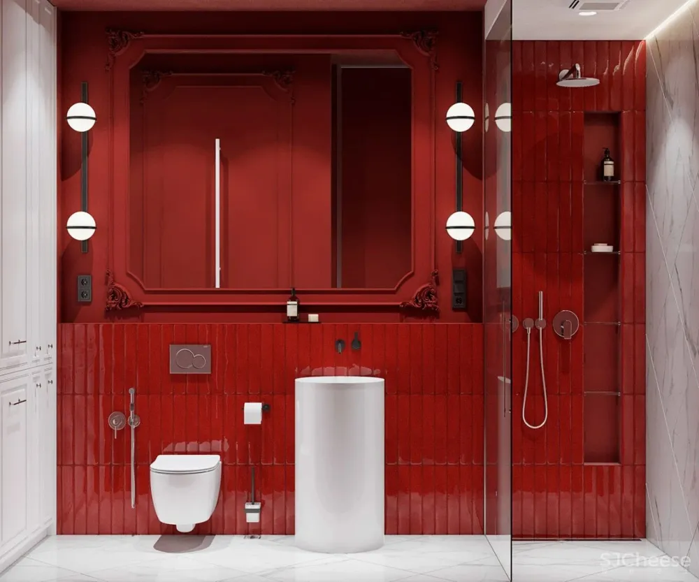 58㎡时尚美宅,色彩的魔力!