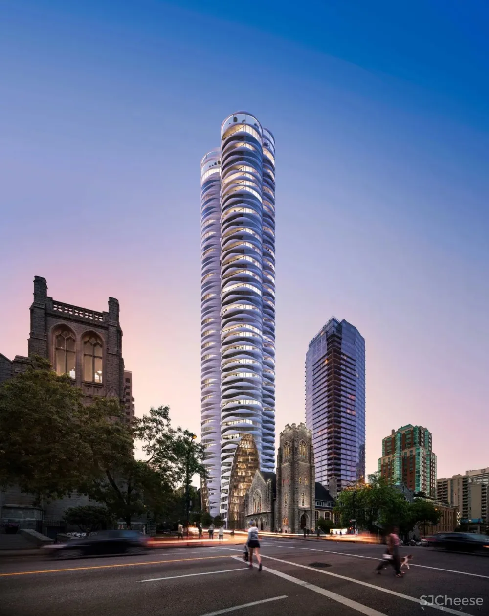 温哥华这个户型怪异的豪华公寓，示范了住宅楼也能成为地标