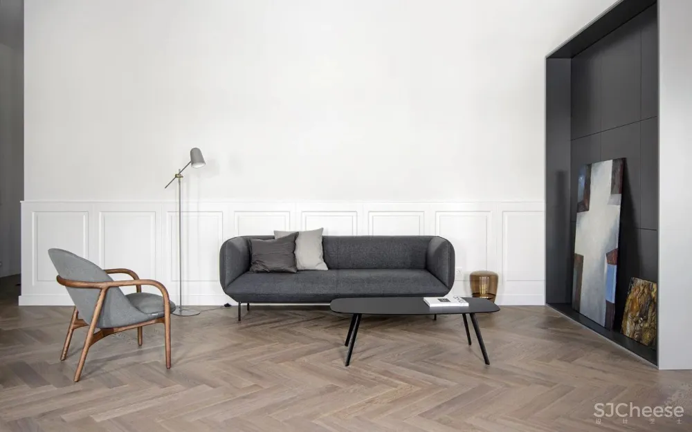 114㎡ 老房翻新,起居室加个“盒子”瞬间多出两间房