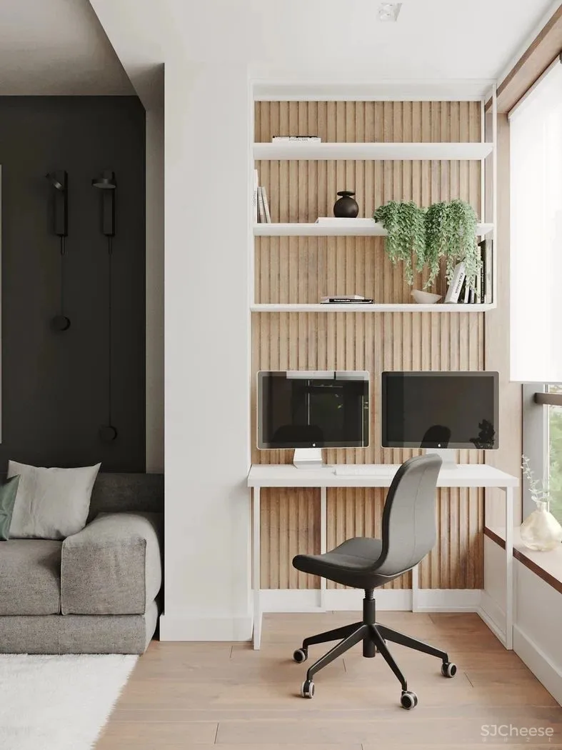 Besense新作 73m²小户型,喜欢那一抹淡淡的绿