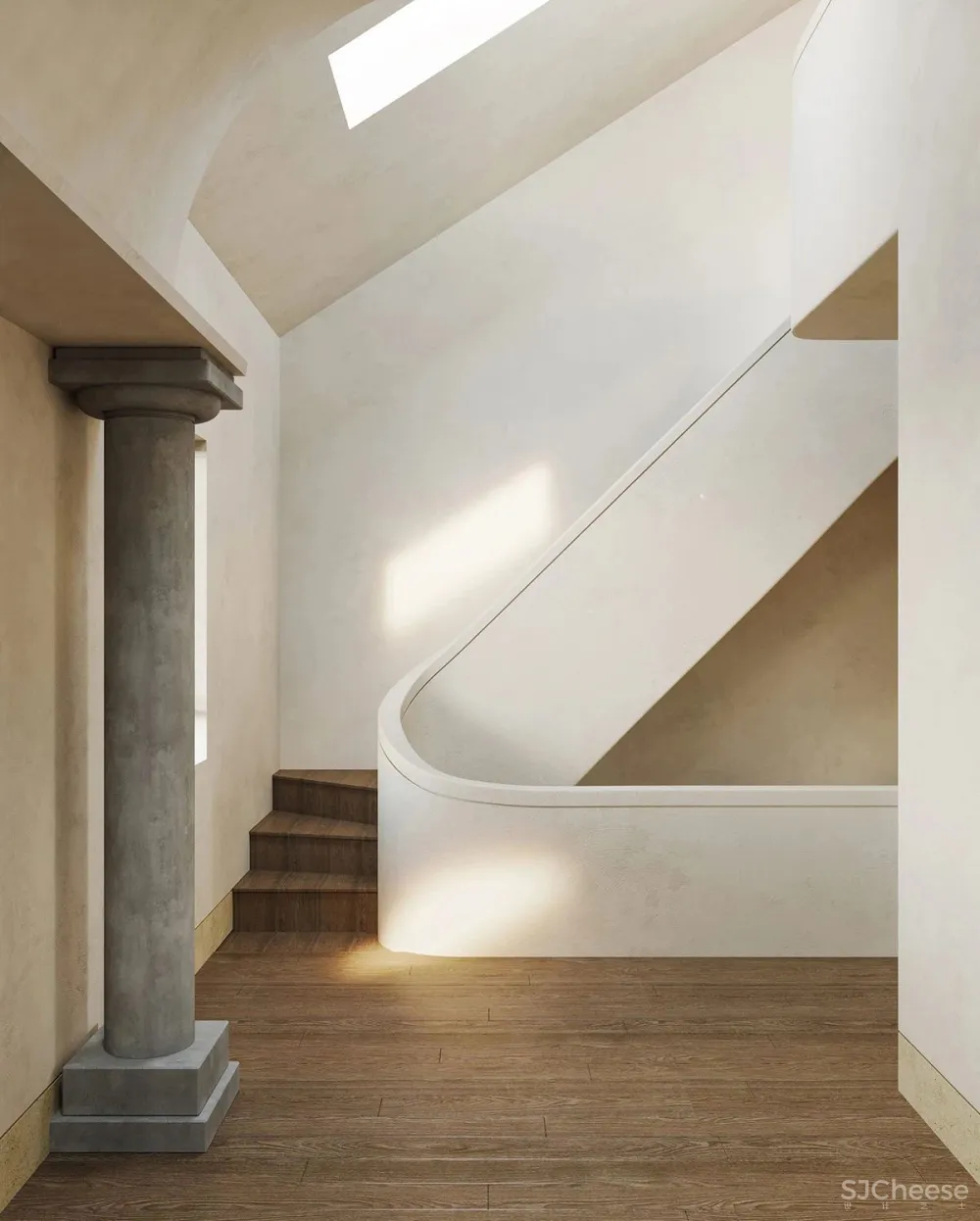 自然舒适的艺术住宅