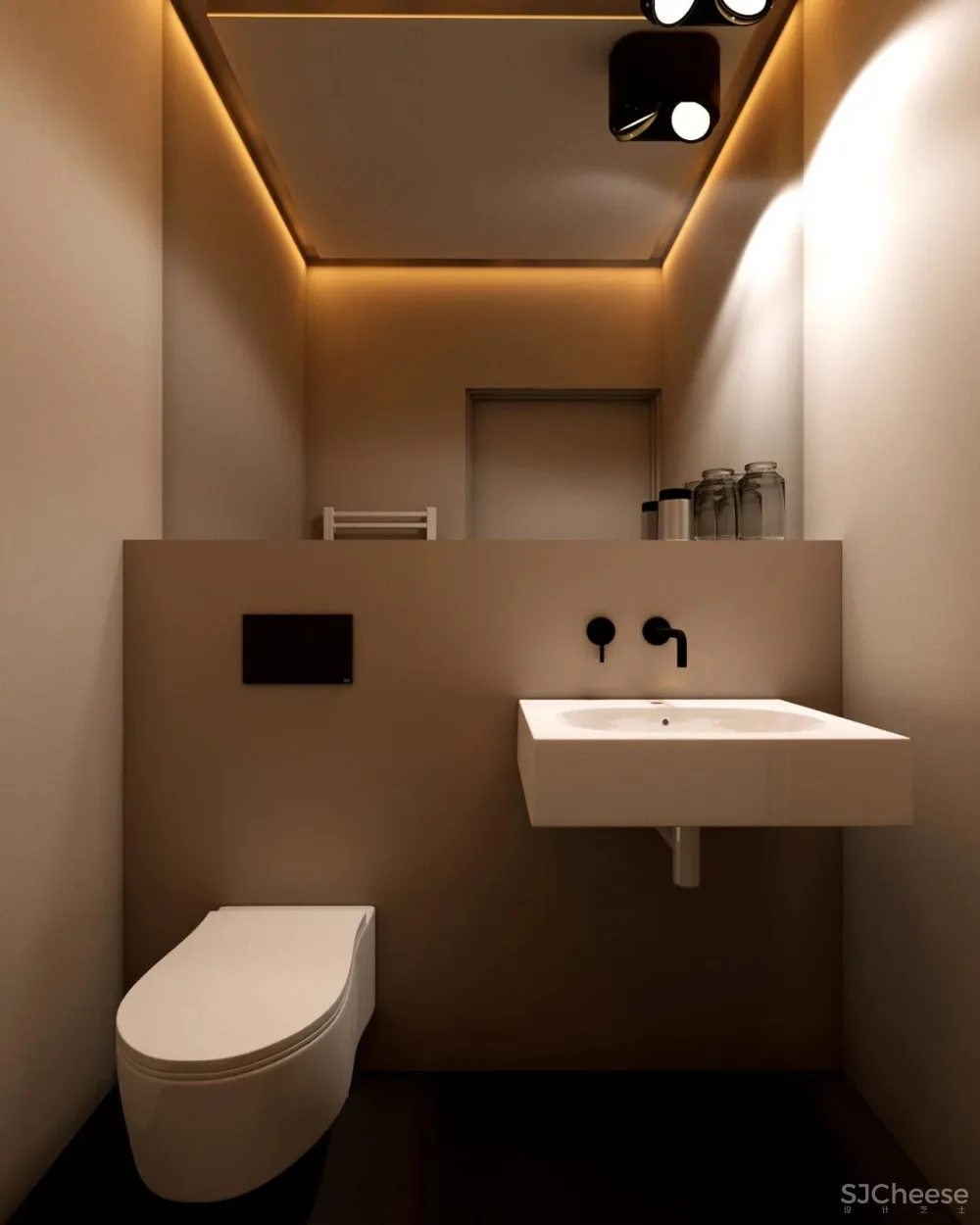 43㎡黑色小户型住宅,网友:这才叫一个人的豪宅!