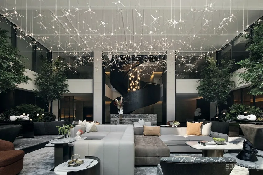 北京中海甲叁号会所，山禾设计用艺术气质打造空间格调