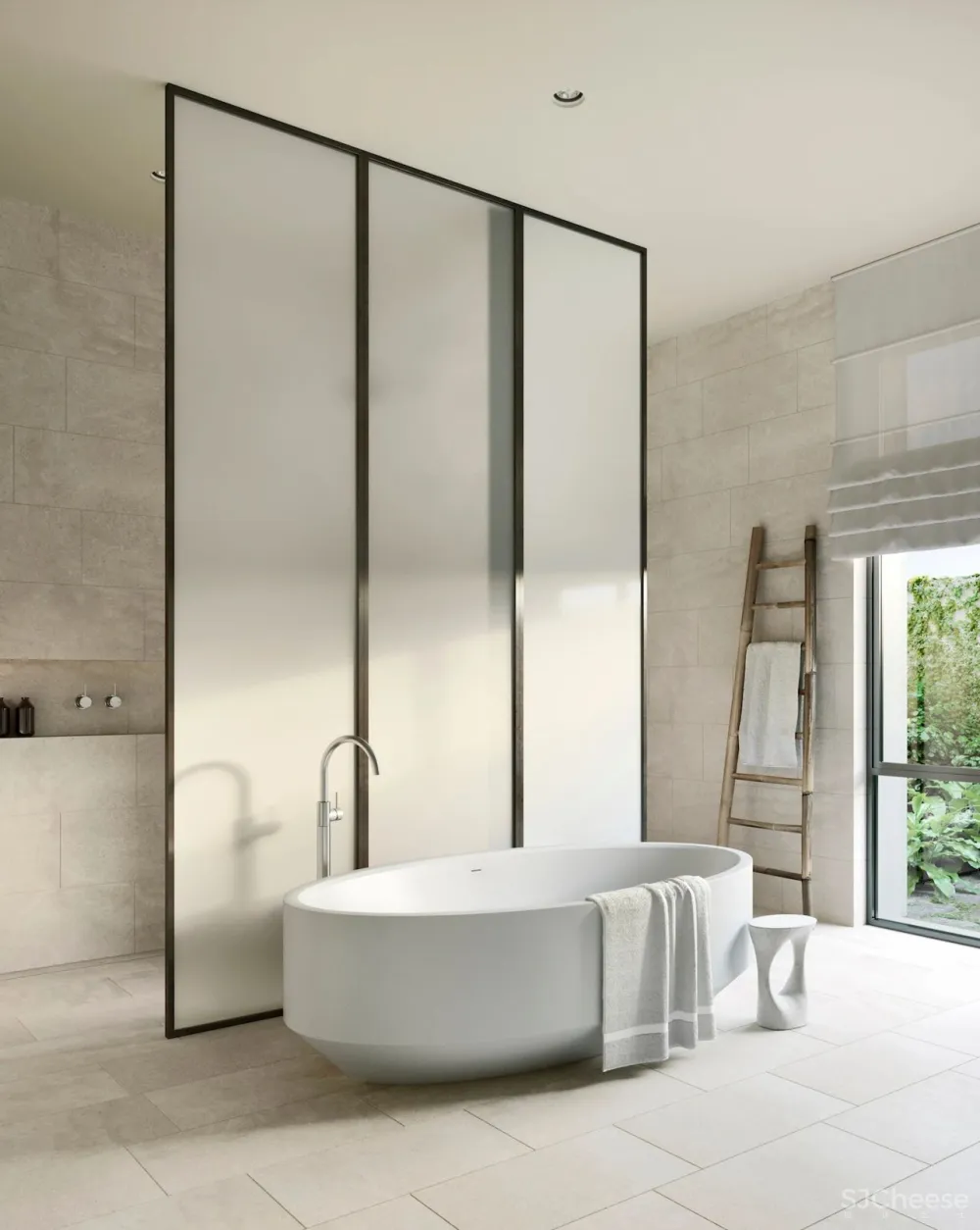 甄选国外优秀设计 墨尔本HuntingTower:自然主义的拱形豪宅