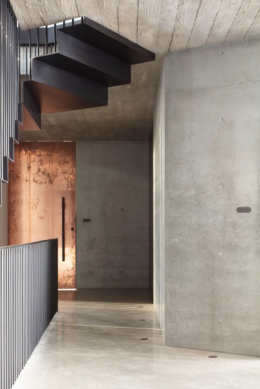 乡下盖房子,用这种木纹混凝土,温暖又高级!