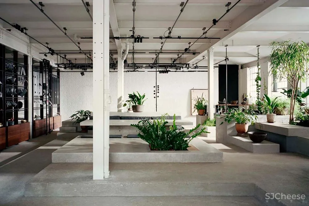 光影下的混凝土之舞 照明设计PSLab伦敦总部展示兼办公设计欣赏