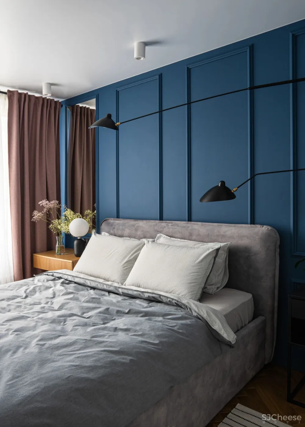 79㎡古典氛围,色彩大胆而鲜活!