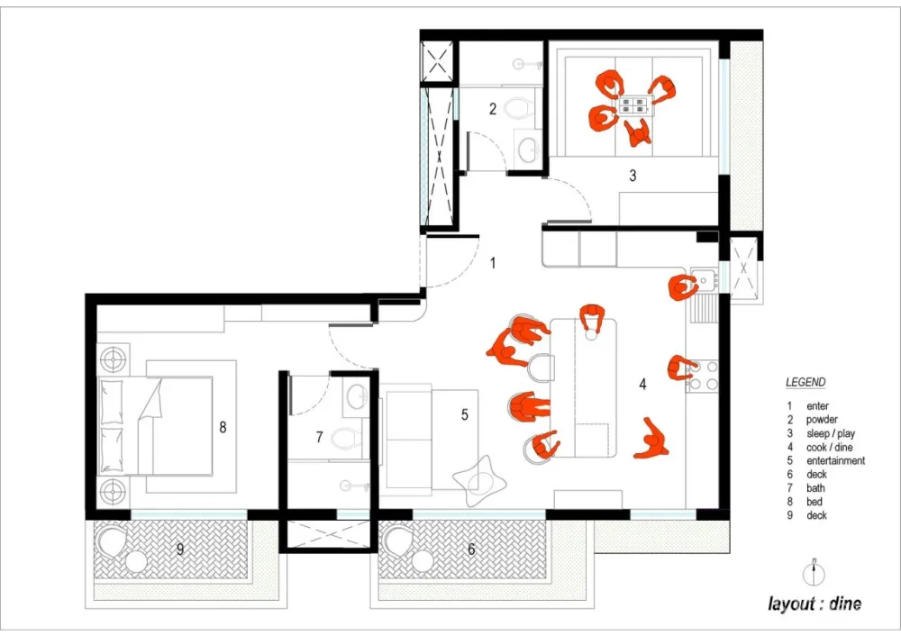 这个家又黑暗又绚烂，既大胆又原始，你会选择住在这个酷酷的空间吗？
