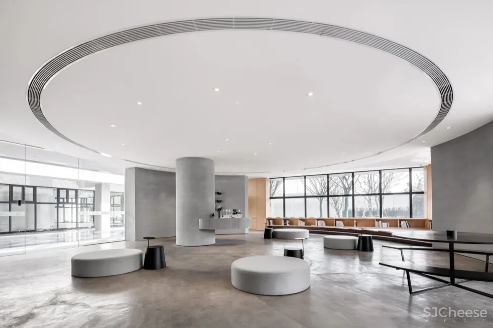 千舍设计·新作 空间的美学与诗意 — 未来城售楼处