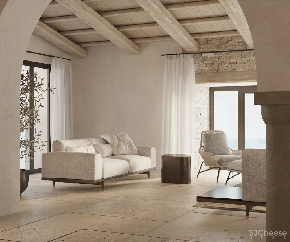 Large And Elegant Rustic Living Spaces