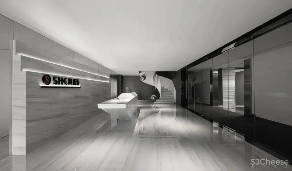 黑白简趣空间，90后都爱的个性潮地 珀阁室内设计