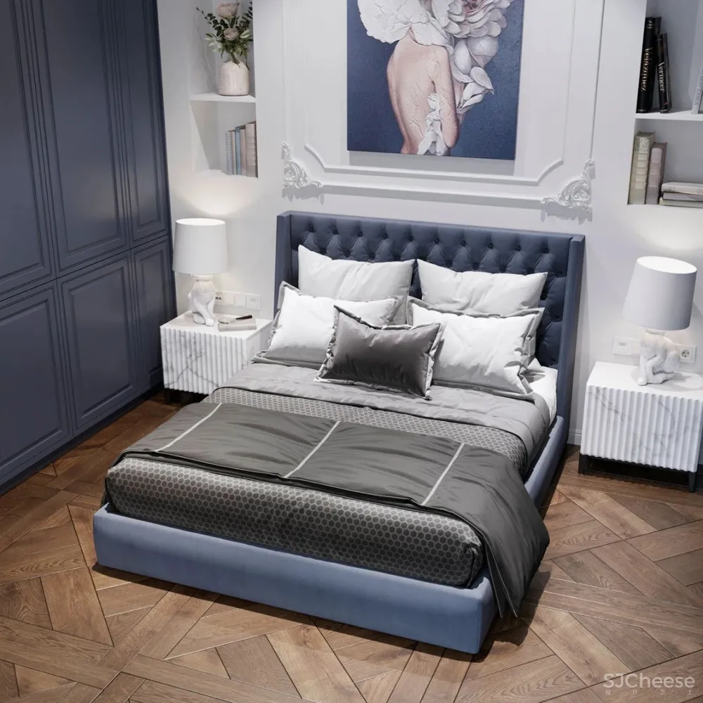 58㎡时尚美宅,色彩的魔力!