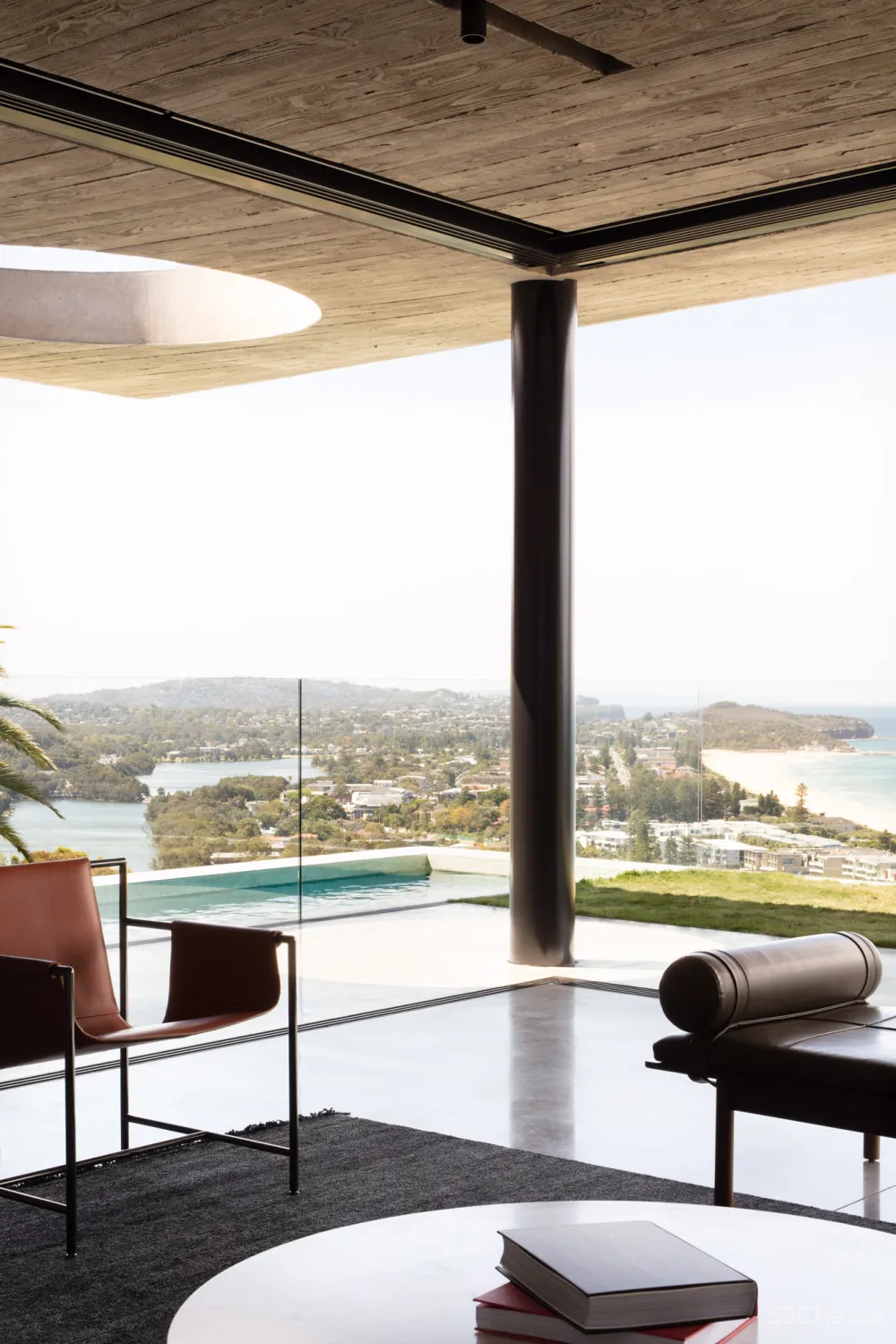 乡下盖房子,用这种木纹混凝土,温暖又高级!