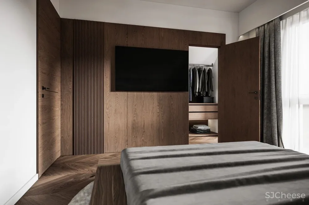 110㎡ 原木风复式, 灯光这样设计更有质感!