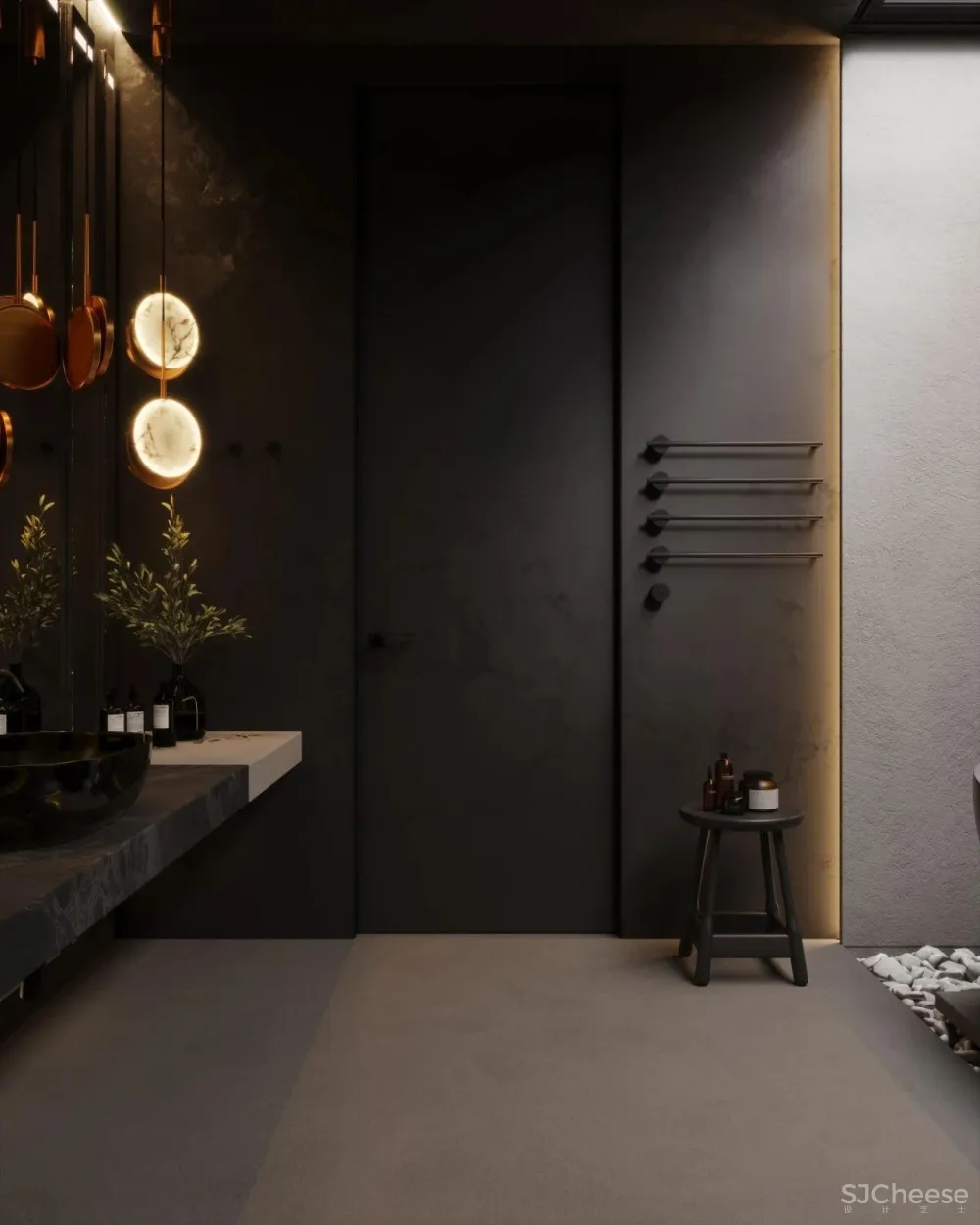 黑色别墅,迷人的高级气质!