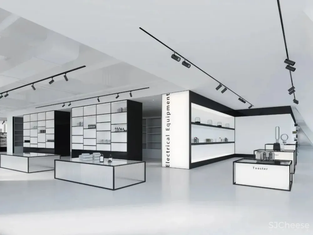 黑白简趣空间，90后都爱的个性潮地 珀阁室内设计