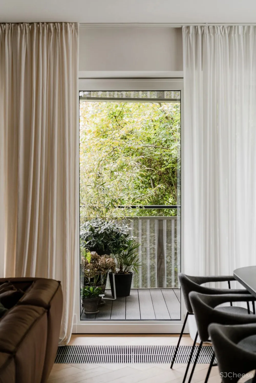 90㎡ 做三房, 客厅全开放,设计都在细节里