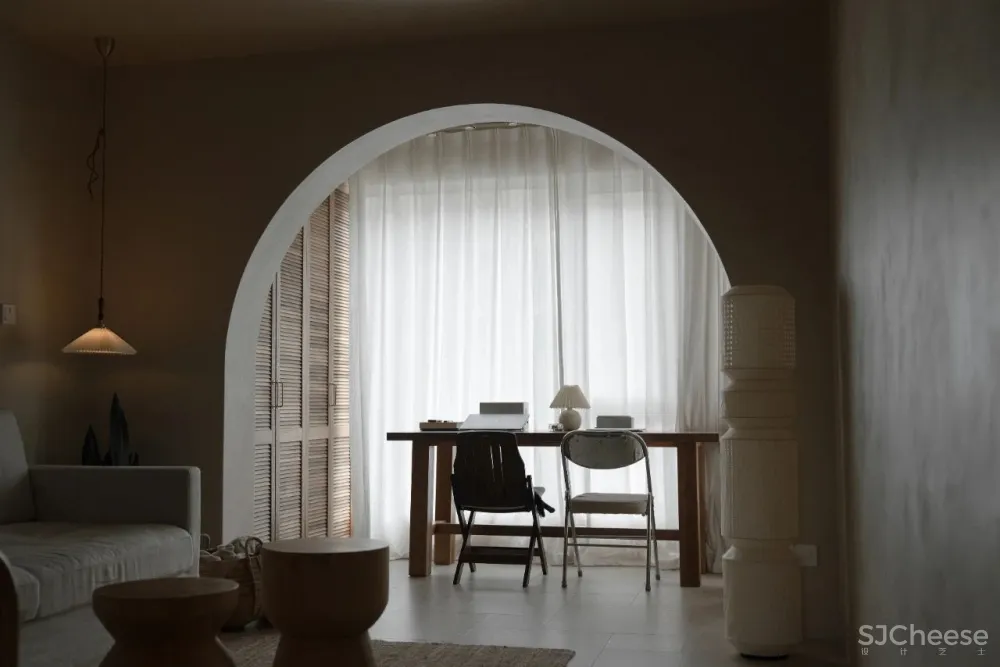 奶茶味儿的88㎡日系侘寂风,谁看谁心动