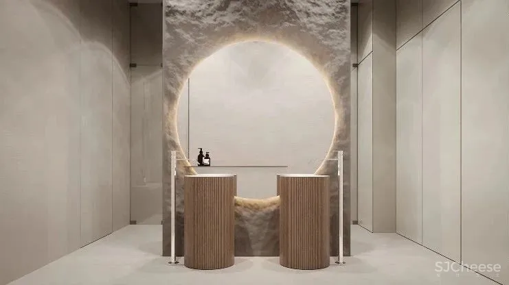 简约原木风住宅,用布艺、石材搭配出高级感!