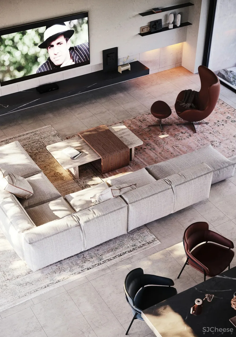 一个私宅,两个花园:一个赏景,一个娱乐