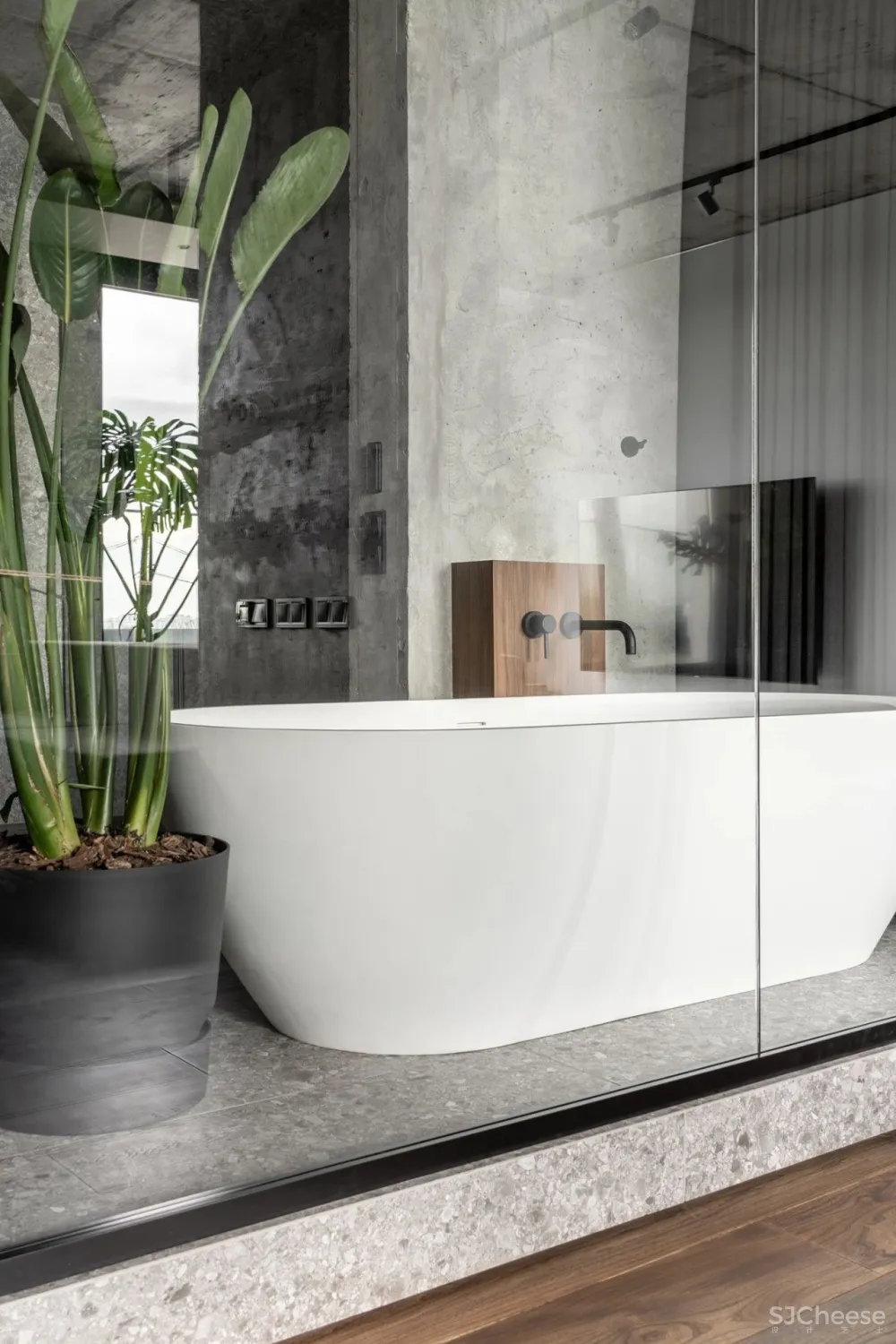 99㎡四居室,夫妻企业家,一人一间办公室!