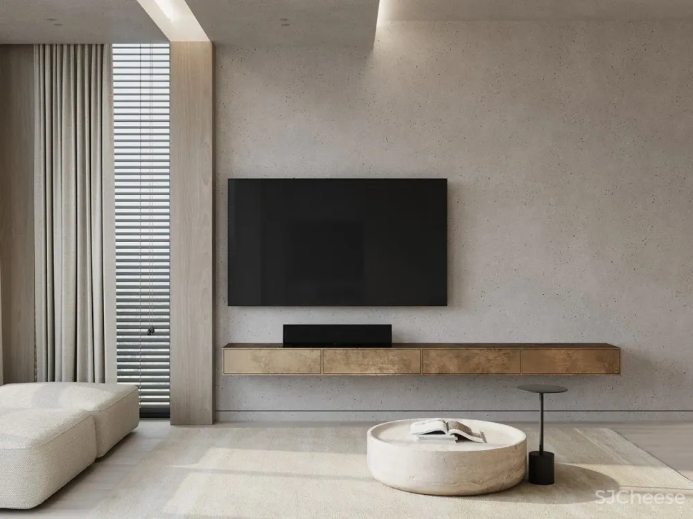 简致素净的四口之家,用材质打造高级感!