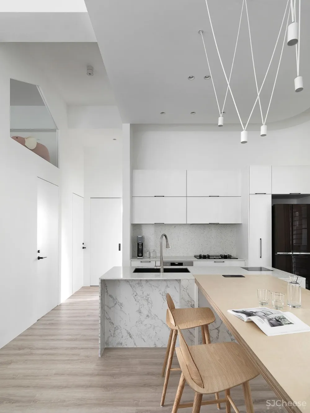 149㎡纯白原木空间，素雅舒适是家的灵魂！