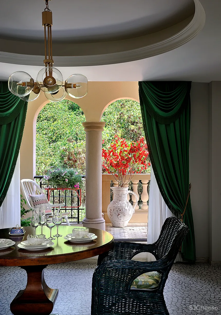 鬼手帕新作:舞裙秋色染