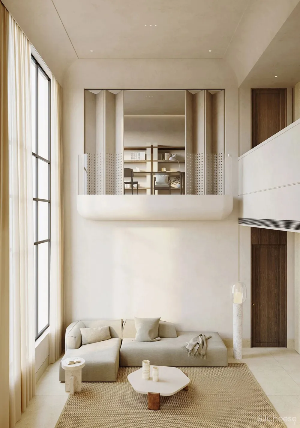 自然舒适的艺术住宅