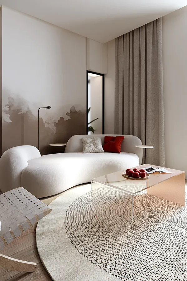 78㎡时尚美家，起居室设计高级又有格调！