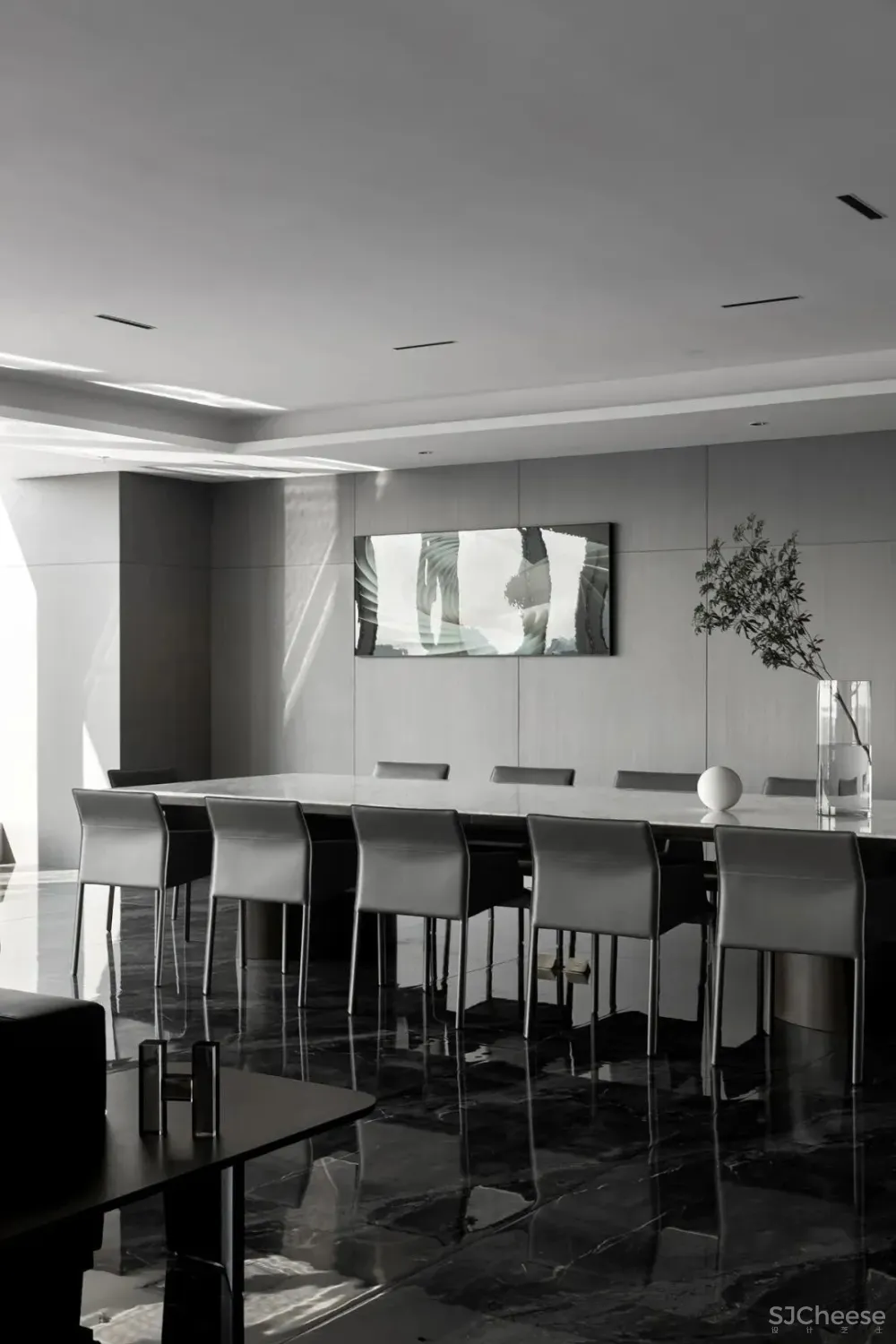 黑白简趣空间，90后都爱的个性潮地 珀阁室内设计