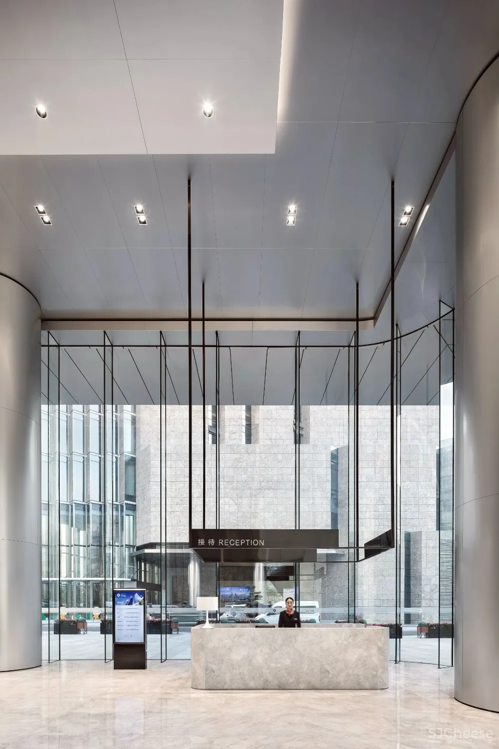 5000㎡简洁大气的办公楼空间设计