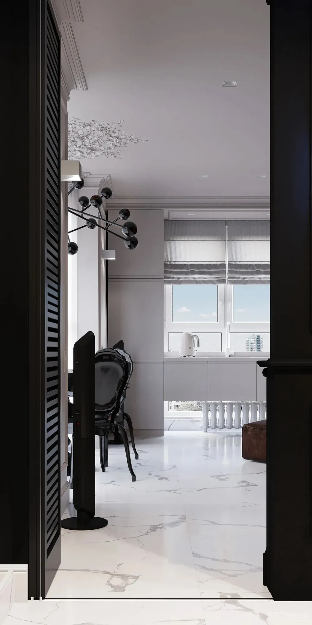 45㎡小宅,时尚经典!