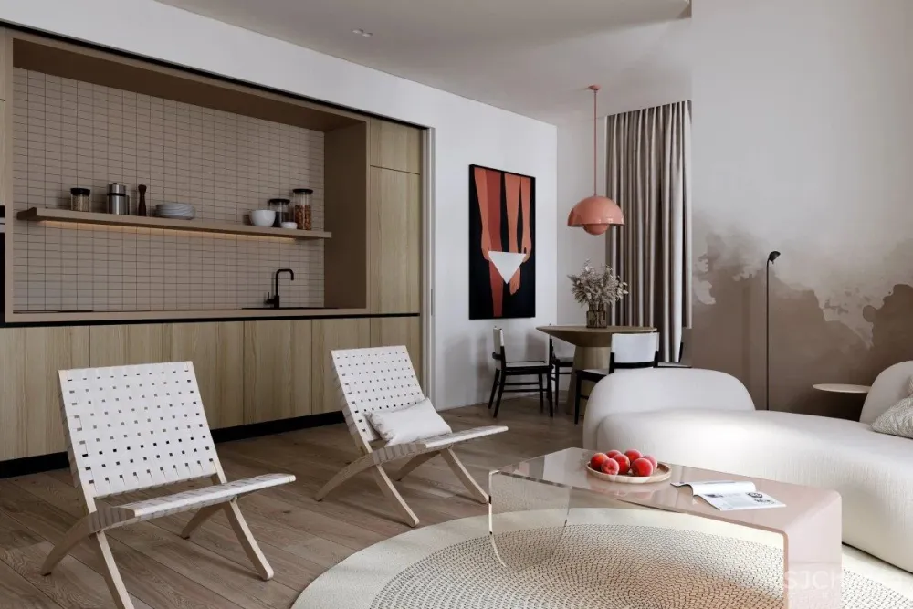 两室改一室,厨房会隐身,年轻人的家就是这么任性!