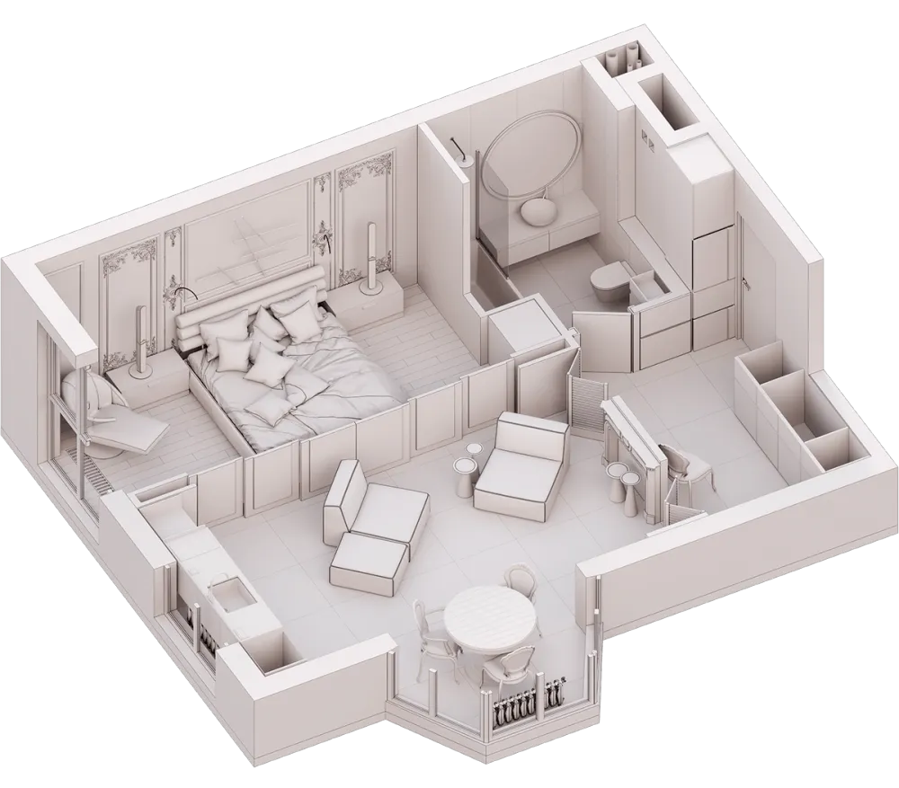 45㎡小宅,时尚经典!