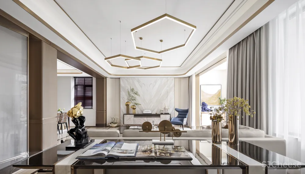260㎡轻奢艺术大宅，优雅精致的新贵气质！【柯翊设计】