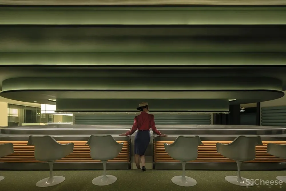 万社设计 上海 ATLATL 餐厅,未来主义空间设计实验