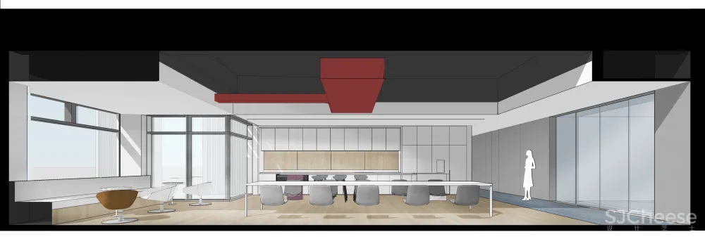 YuQiang - Partners 新作 3600㎡综合性商业地产办公室