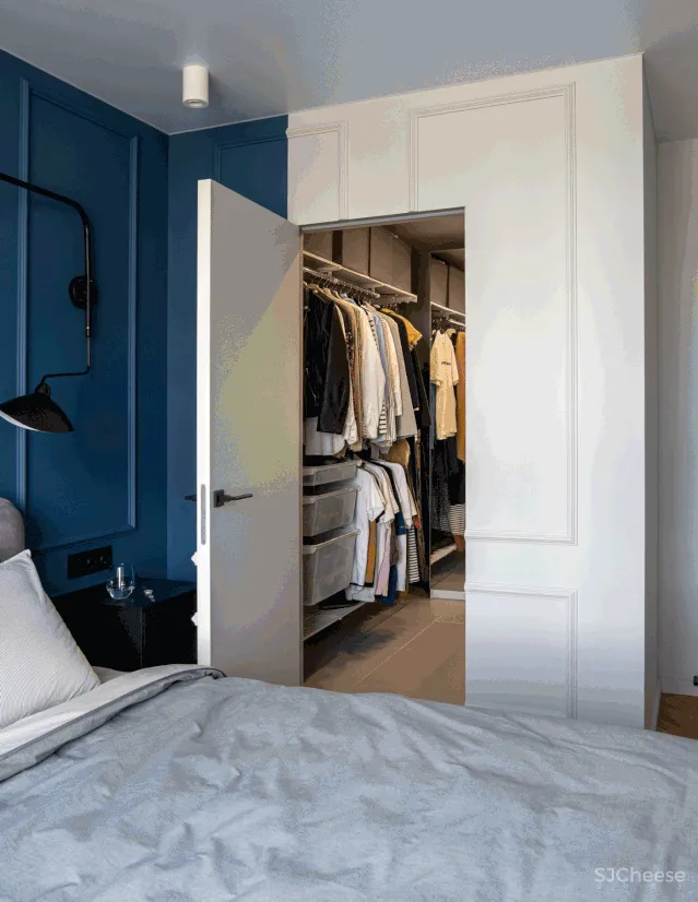 79㎡古典氛围,色彩大胆而鲜活!