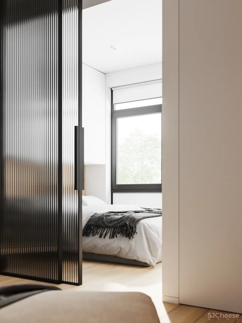 55㎡ 封了阳台, 多出 2 间房,「违章搭建」真实用!