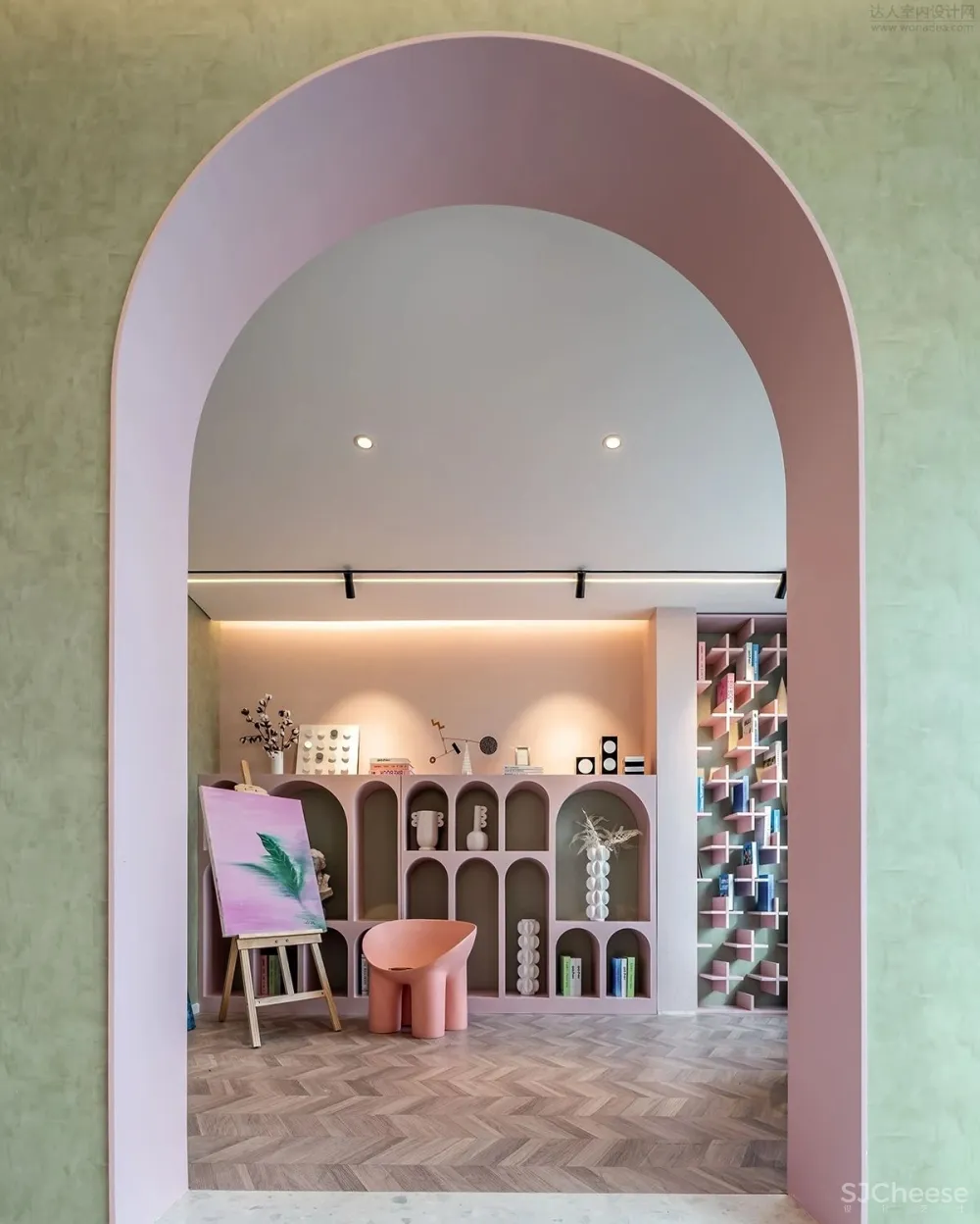 金泰中央公园杨上叠样板间231㎡丨 一然设计