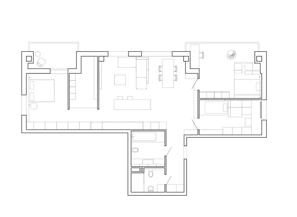 132㎡私宅,越极简,越高级
