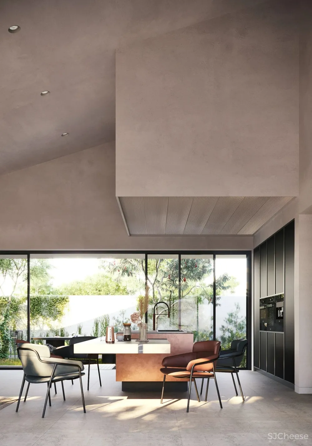 一个私宅,两个花园:一个赏景,一个娱乐