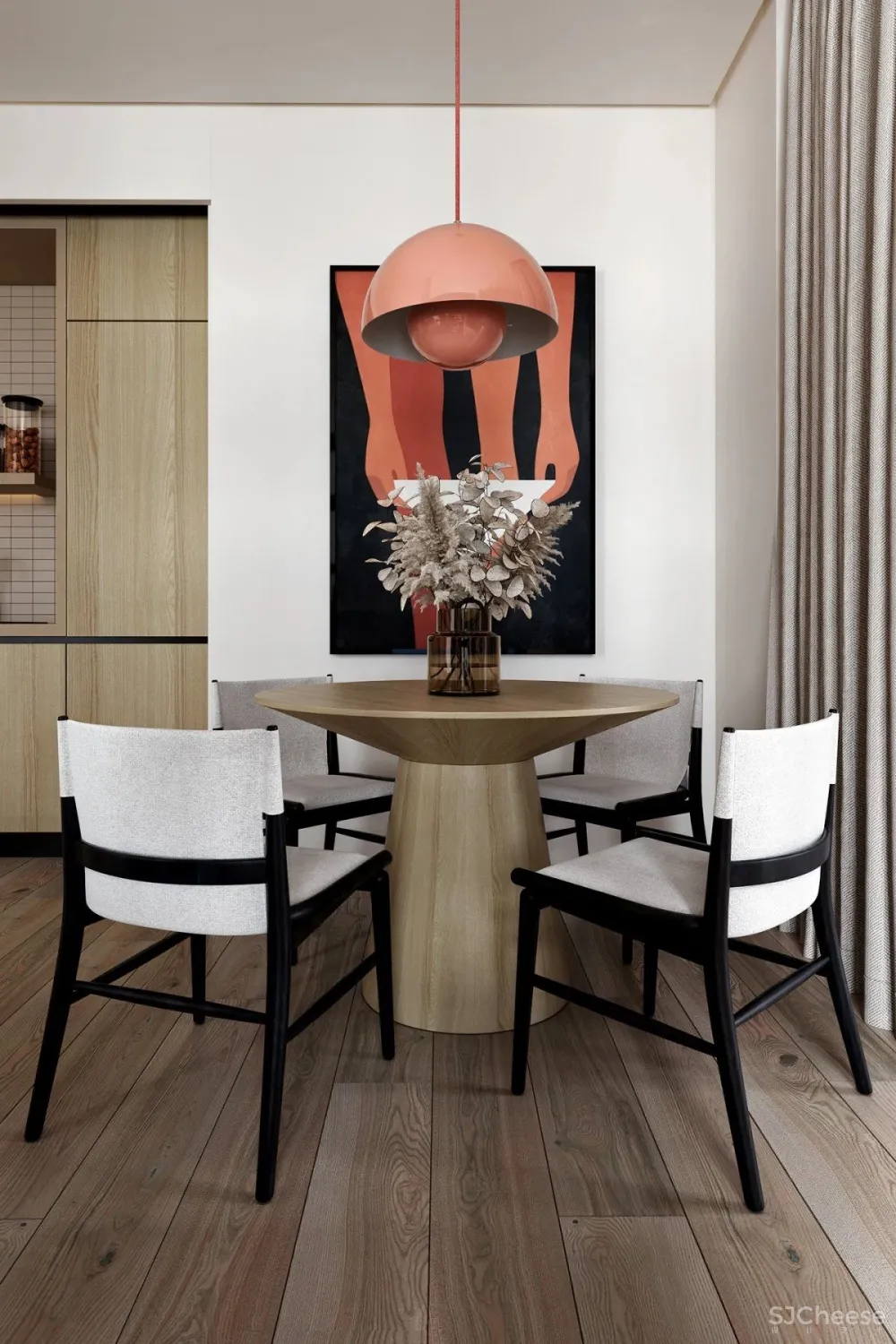 两室改一室,厨房会隐身,年轻人的家就是这么任性!