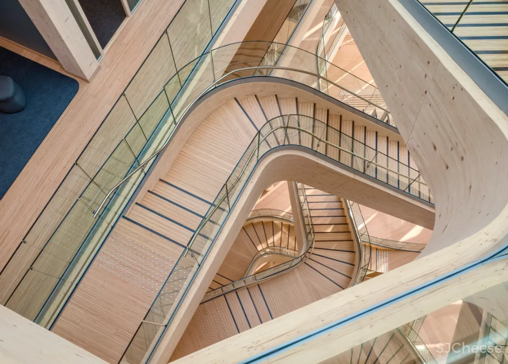 4.7亿的总部大楼,一根钢筋都没有!原来木结构可以这么美!