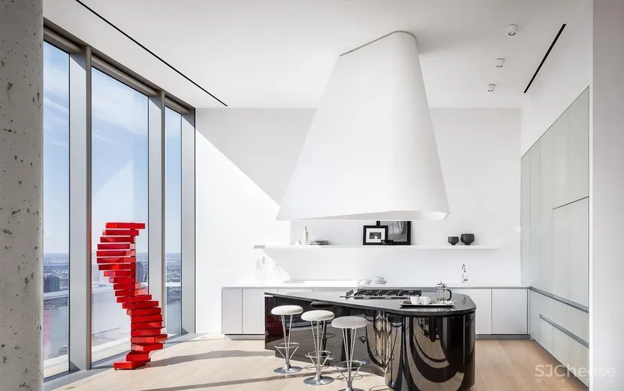 毛坯感的顶层公寓，一个月租金68万，三种软装陈设，哪种更高级？