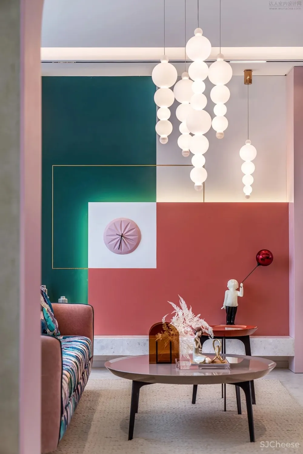 金泰中央公园杨上叠样板间231㎡丨 一然设计