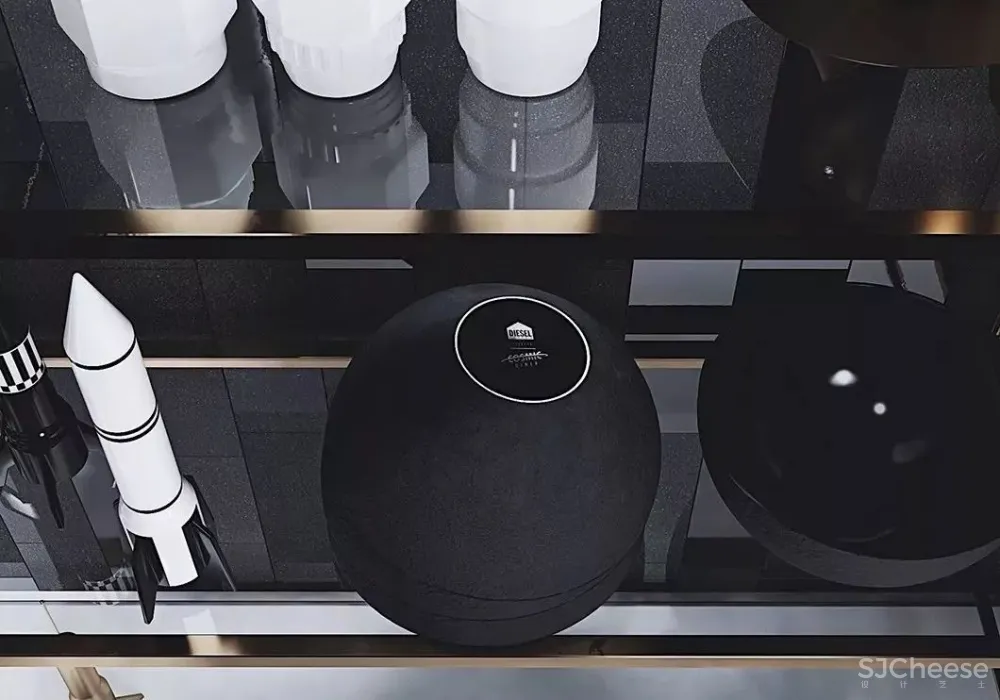 高级黑,超帅气的设计配色!